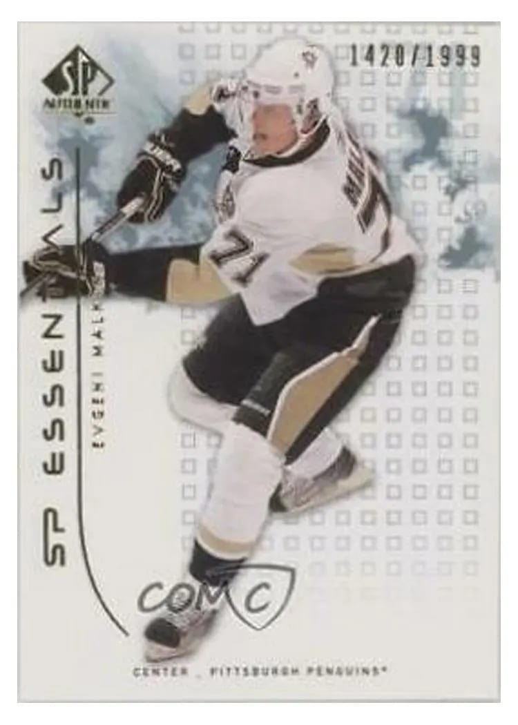 2009 SP Authentic Evgeni Malkin #112 card
