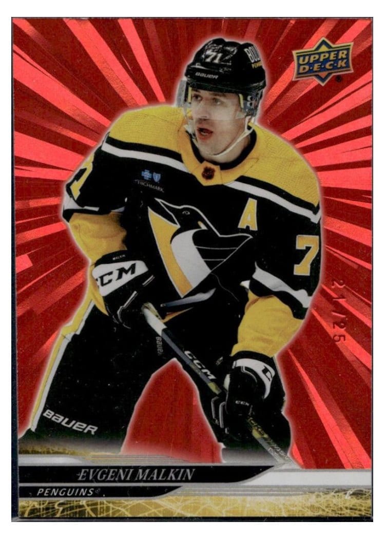 2024-25 Upper Deck Base Set Evgeni Malkin #140 card