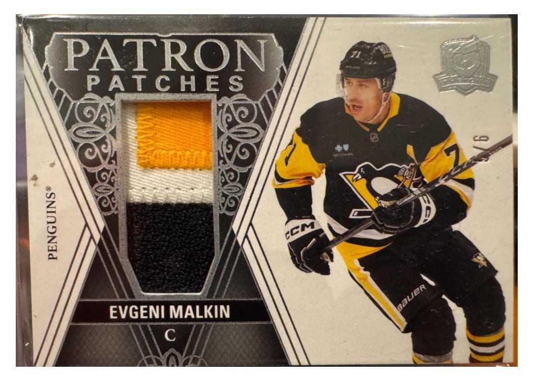 2024-25 Upper Deck The Cup Patron Patches Evgeni Malkin #PP-EM card