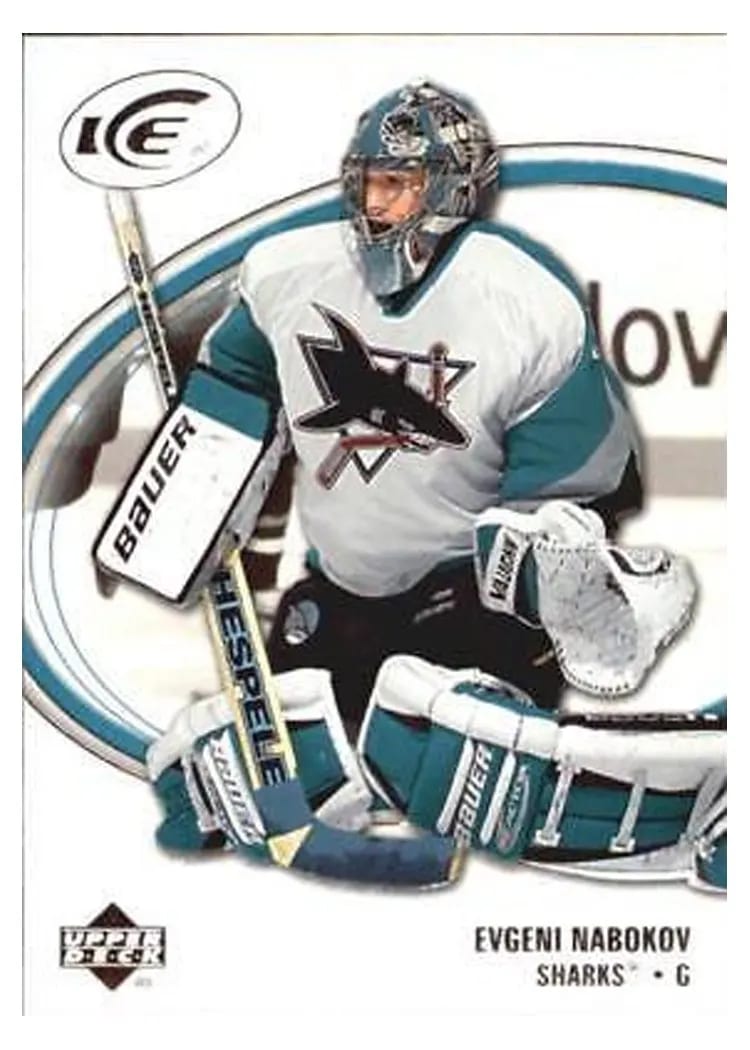 2005 Upper Deck Ice Evgeni Nabokov #82 card