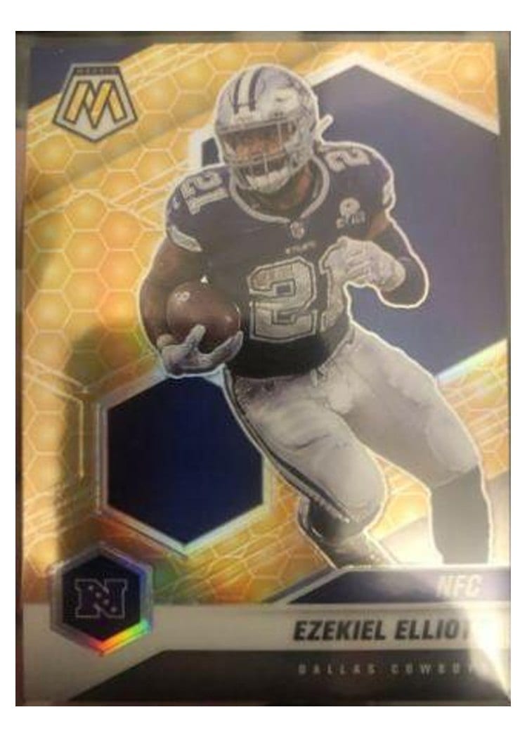 2021 Panini Mosaic Base Set Ezekiel Elliott #215 card