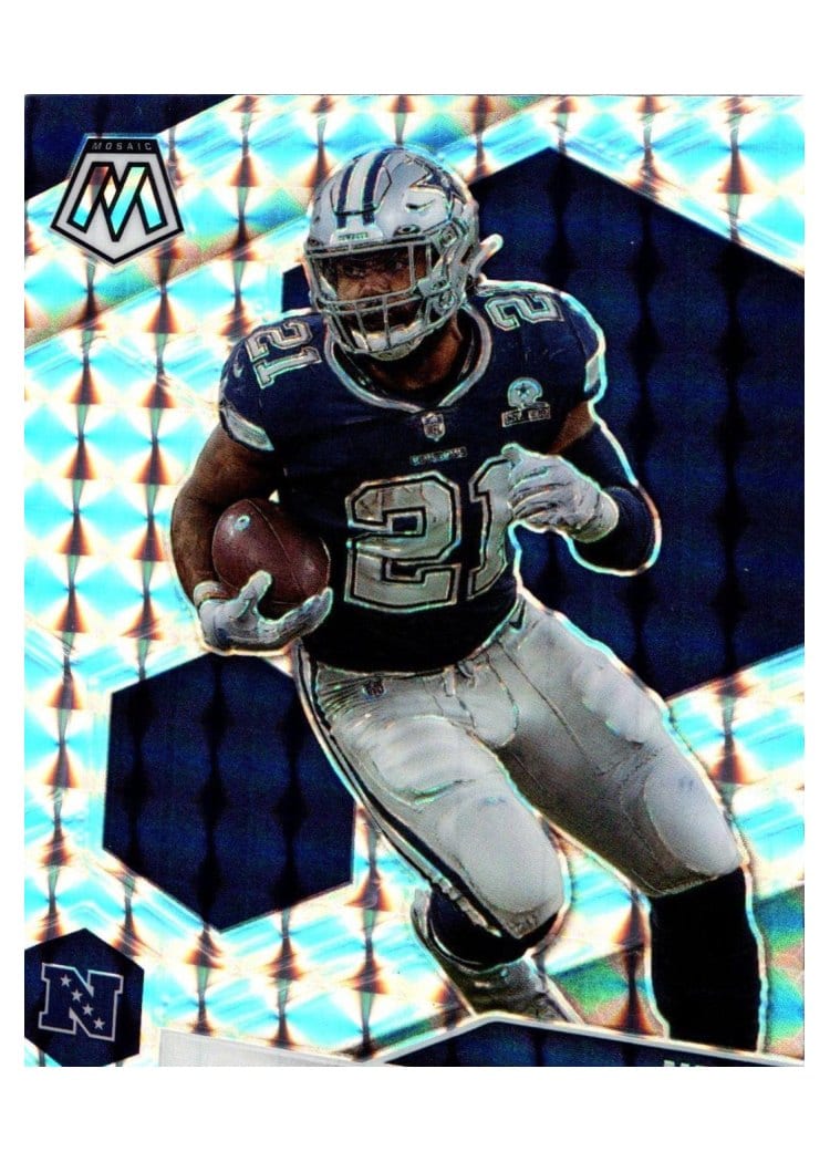2021 Panini Mosaic Base Set Ezekiel Elliott #215 card