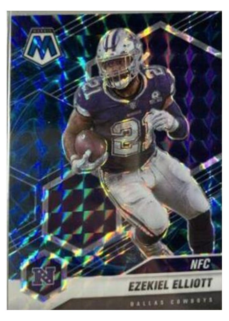 2021 Panini Mosaic Base Set Ezekiel Elliott #215 card