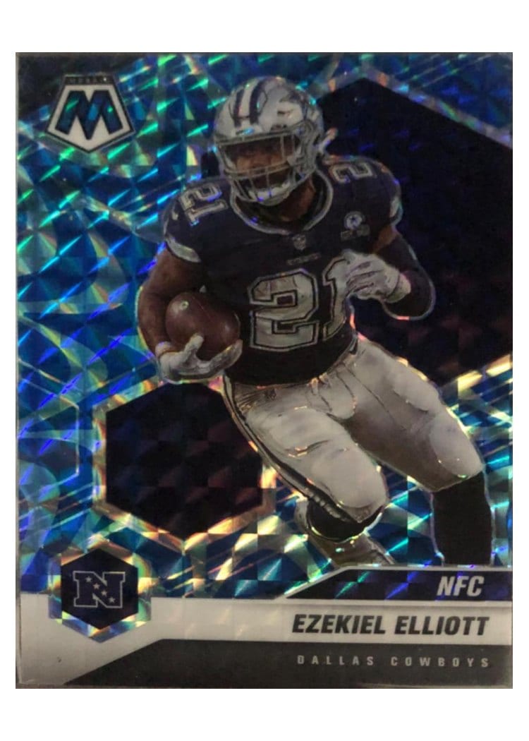 2021 Panini Mosaic Base Set Ezekiel Elliott #215 card