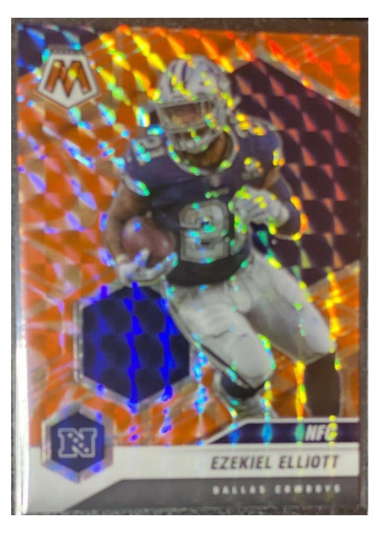 2021 Panini Mosaic Base Set Ezekiel Elliott #215 card
