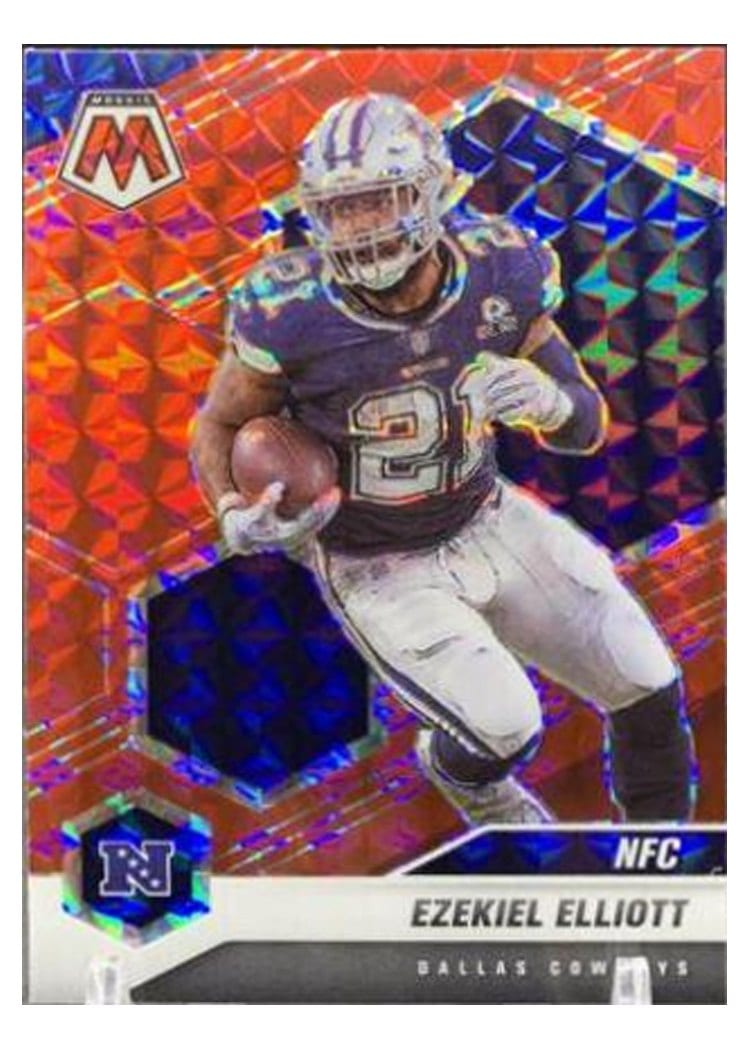2021 Panini Mosaic Base Set Ezekiel Elliott #215 card