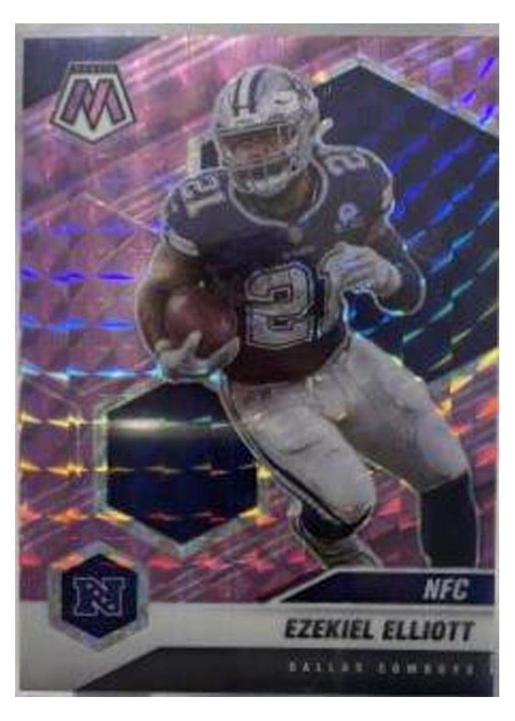 2021 Panini Mosaic Base Set Ezekiel Elliott #215 card