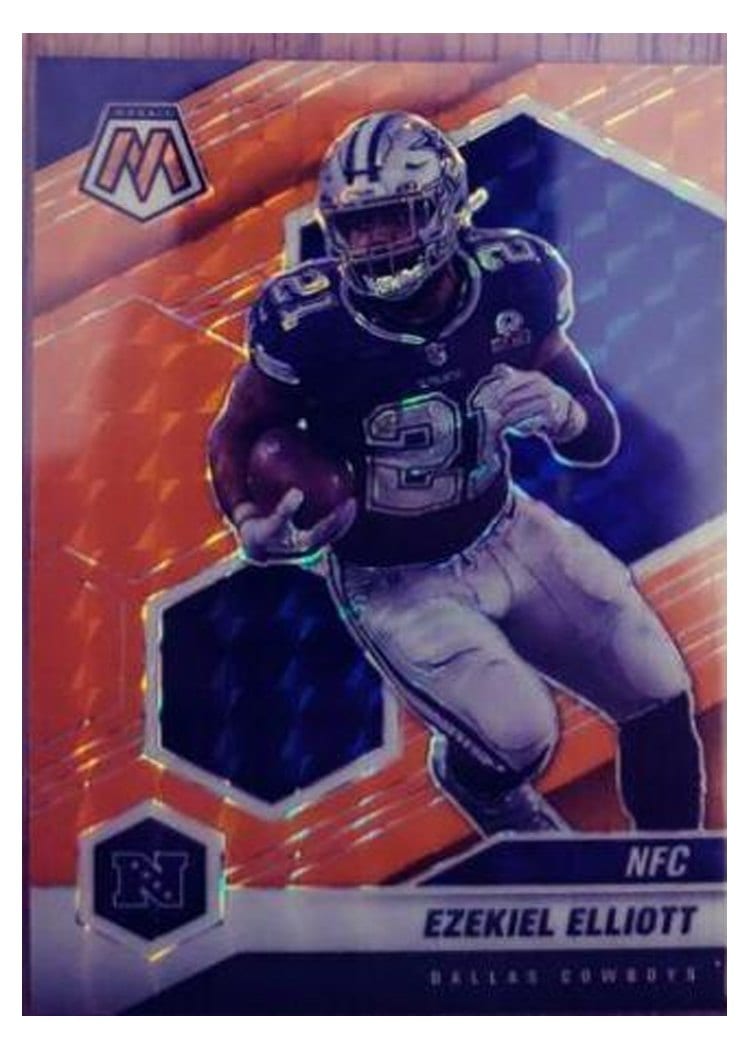 2021 Panini Mosaic Base Set Ezekiel Elliott #215 card