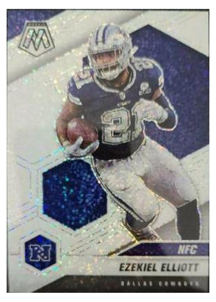 2021 Panini Mosaic Base Set Ezekiel Elliott #215 card