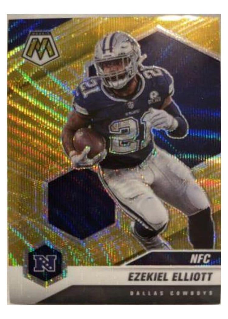 2021 Panini Mosaic Base Set Ezekiel Elliott #215 card