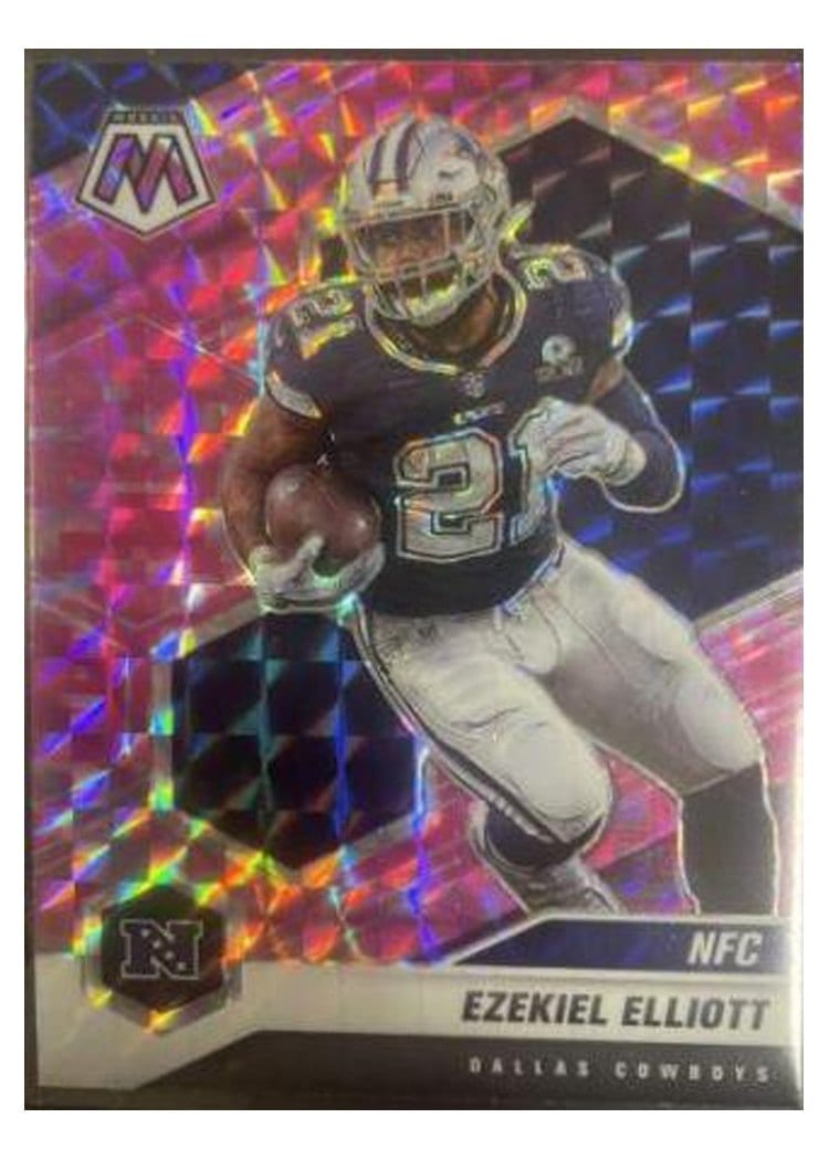 2021 Panini Mosaic Base Set Ezekiel Elliott #215 card