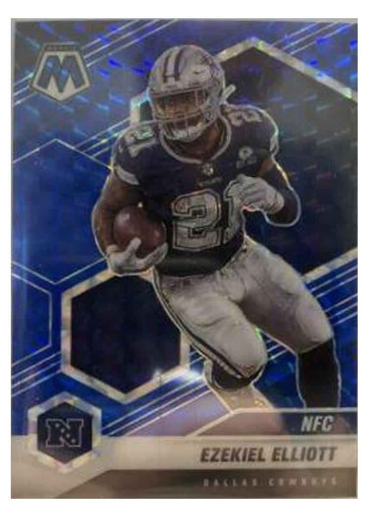 2021 Panini Mosaic Base Set Ezekiel Elliott #215 card