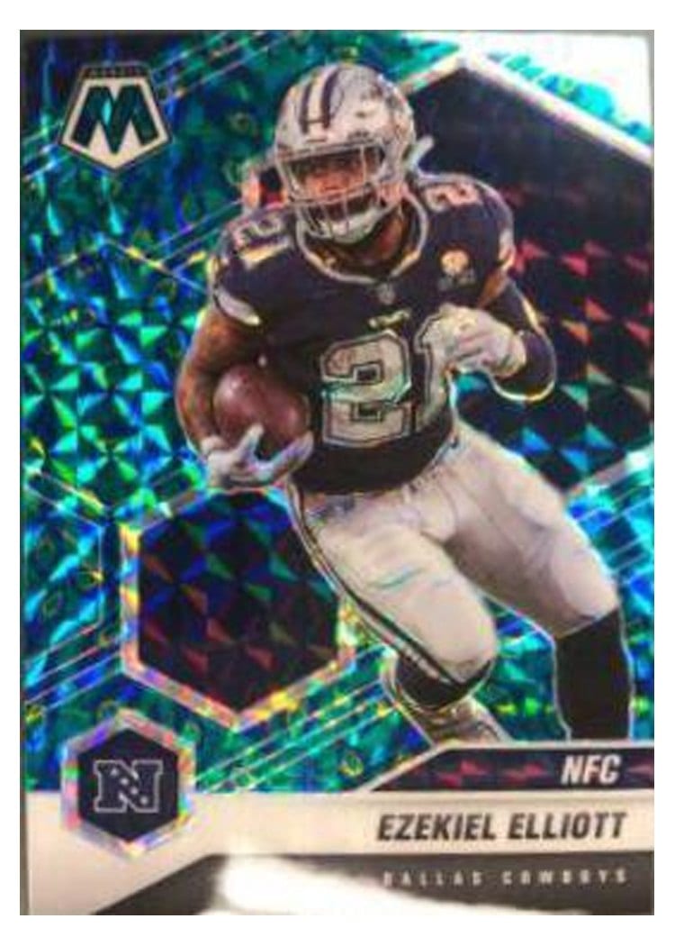 2021 Panini Mosaic Base Set Ezekiel Elliott #215 card