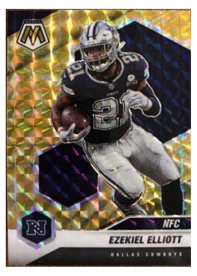2021 Panini Mosaic Base Set Ezekiel Elliott #215 card
