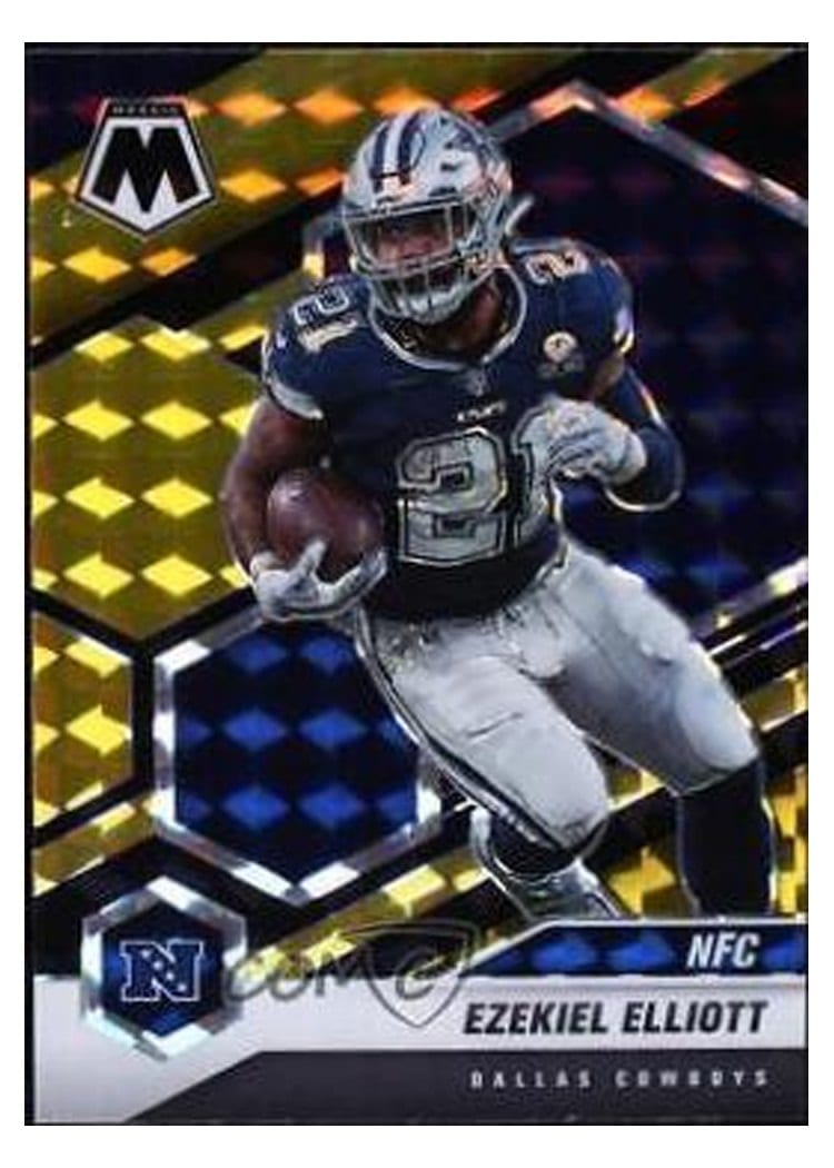 2021 Panini Mosaic Base Set Ezekiel Elliott #215 card