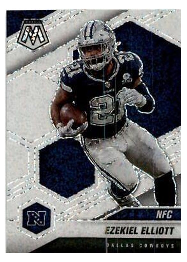 2021 Panini Mosaic Base Set Ezekiel Elliott #215 card