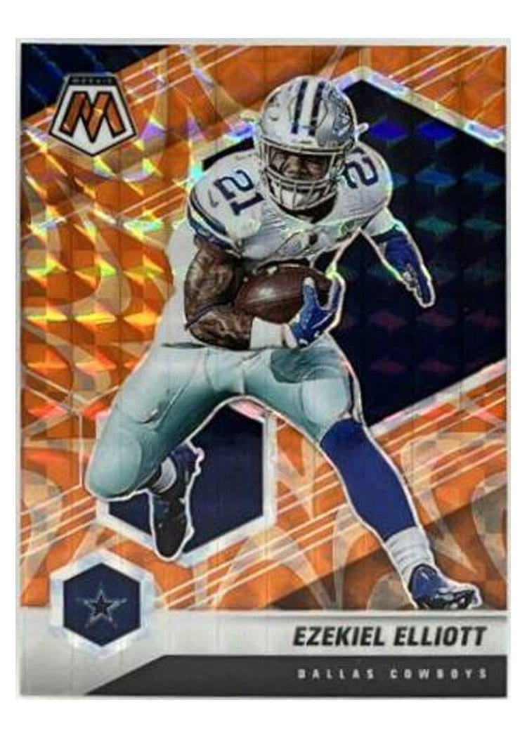 2021 Panini Mosaic Base Set Ezekiel Elliott #60 card