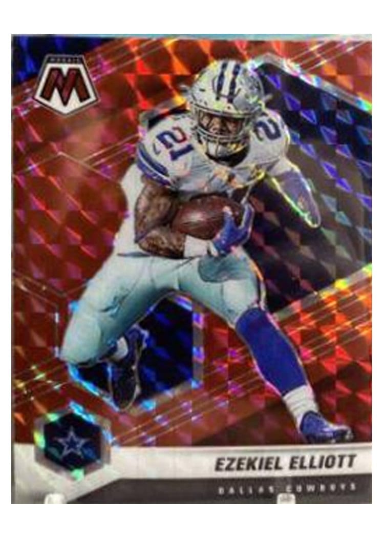 2021 Panini Mosaic Base Set Ezekiel Elliott #60 card