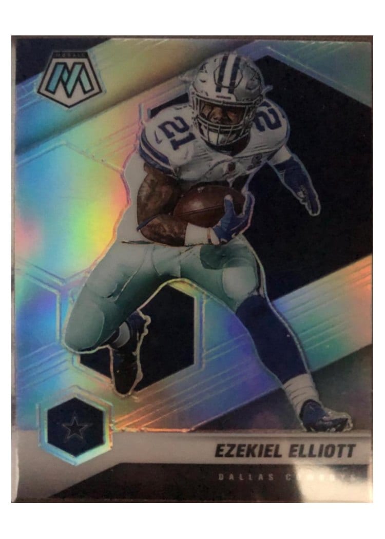 2021 Panini Mosaic Base Set Ezekiel Elliott #60 card