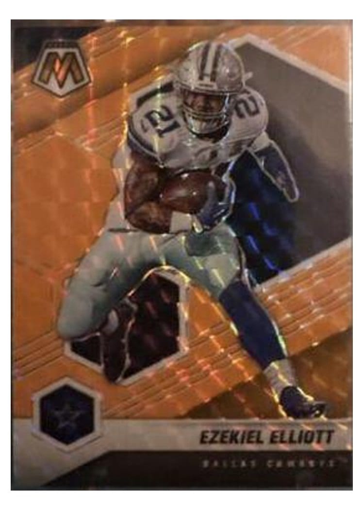 2021 Panini Mosaic Base Set Ezekiel Elliott #60 card