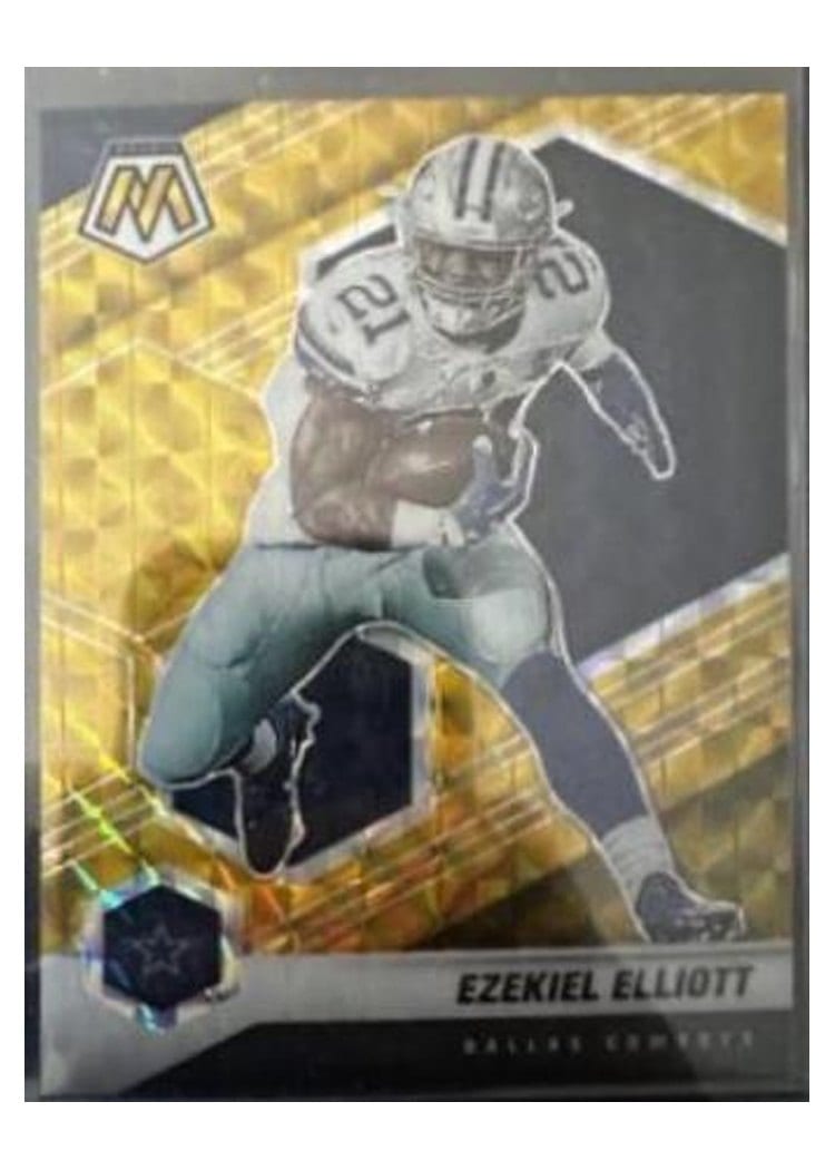 2021 Panini Mosaic Base Set Ezekiel Elliott #60 card