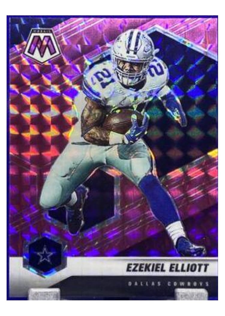 2021 Panini Mosaic Base Set Ezekiel Elliott #60 card