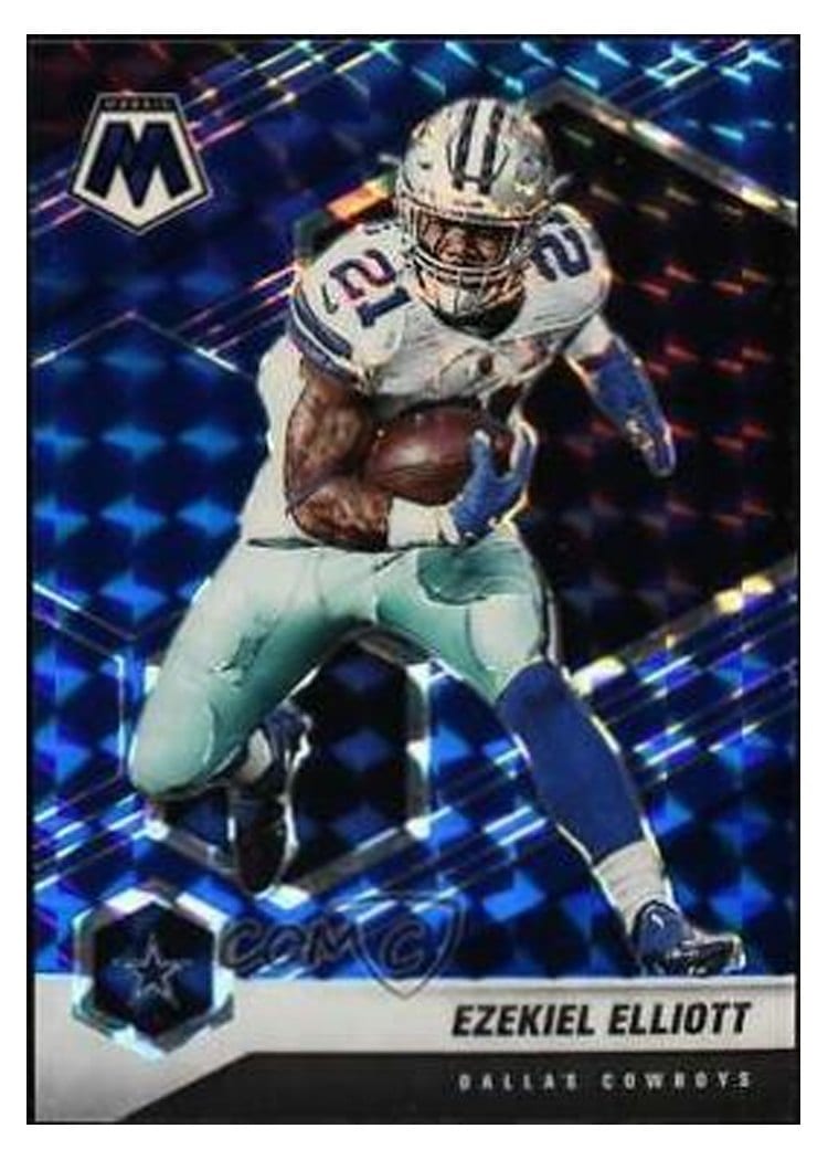 2021 Panini Mosaic Base Set Ezekiel Elliott #60 card
