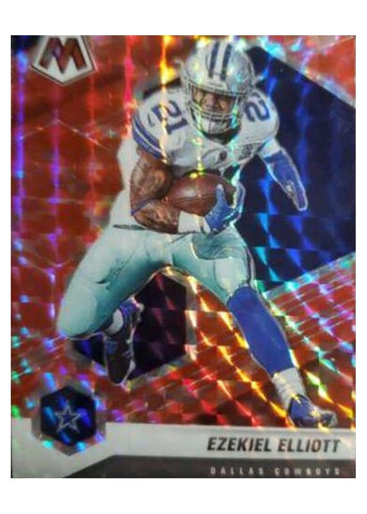2021 Panini Mosaic Base Set Ezekiel Elliott #60 card