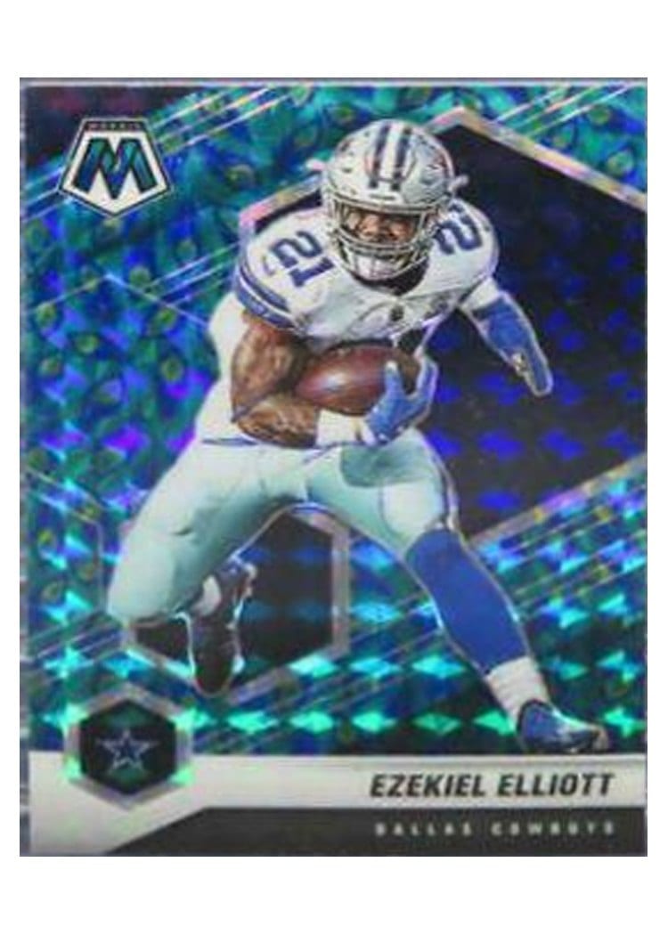 2021 Panini Mosaic Base Set Ezekiel Elliott #60 card