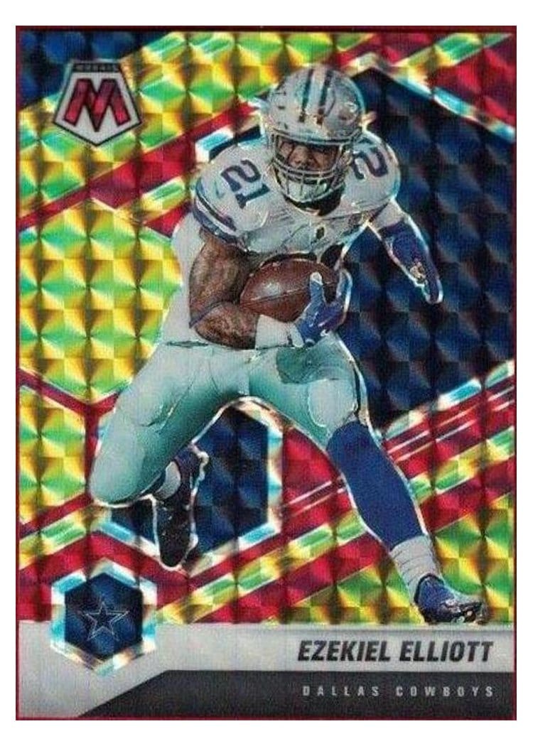 2021 Panini Mosaic Base Set Ezekiel Elliott #60 card