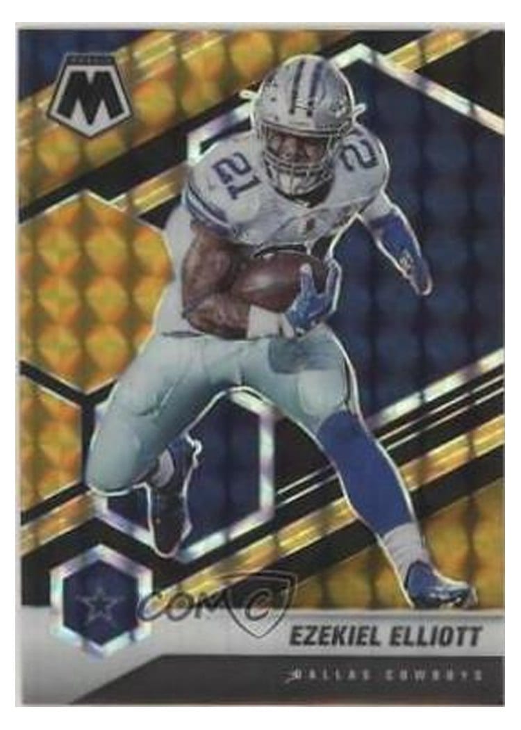 2021 Panini Mosaic Base Set Ezekiel Elliott #60 card