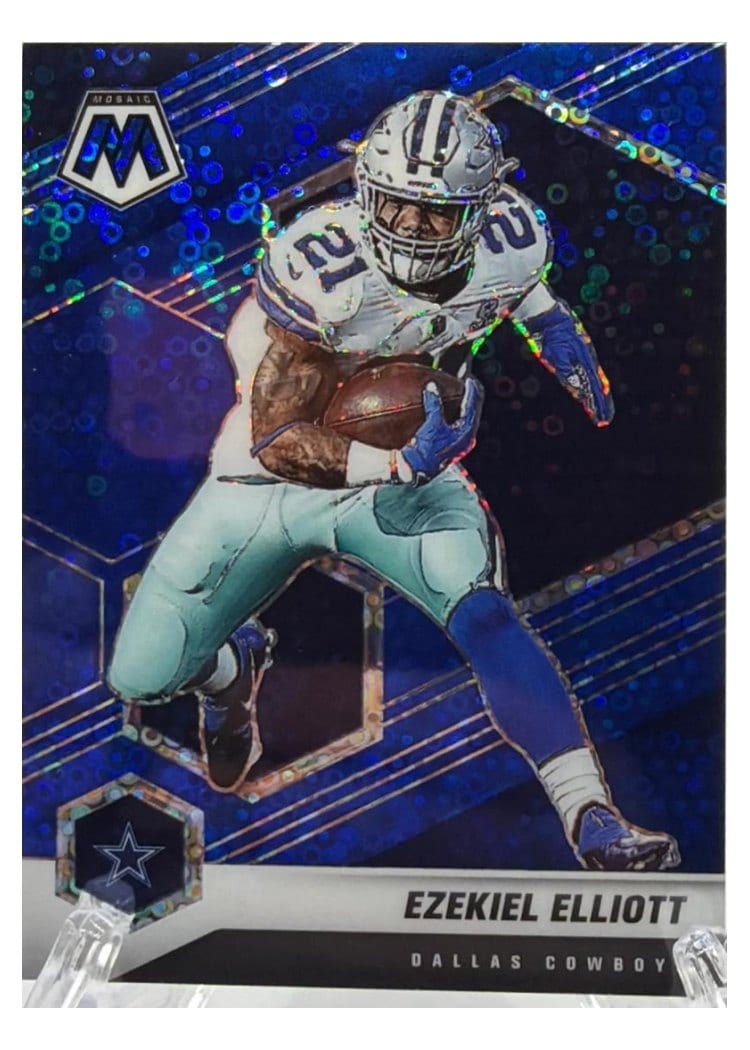 2021 Panini Mosaic Base Set Ezekiel Elliott #60 card