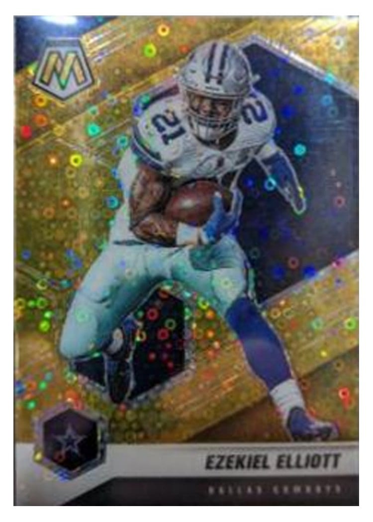 2021 Panini Mosaic Base Set Ezekiel Elliott #60 card