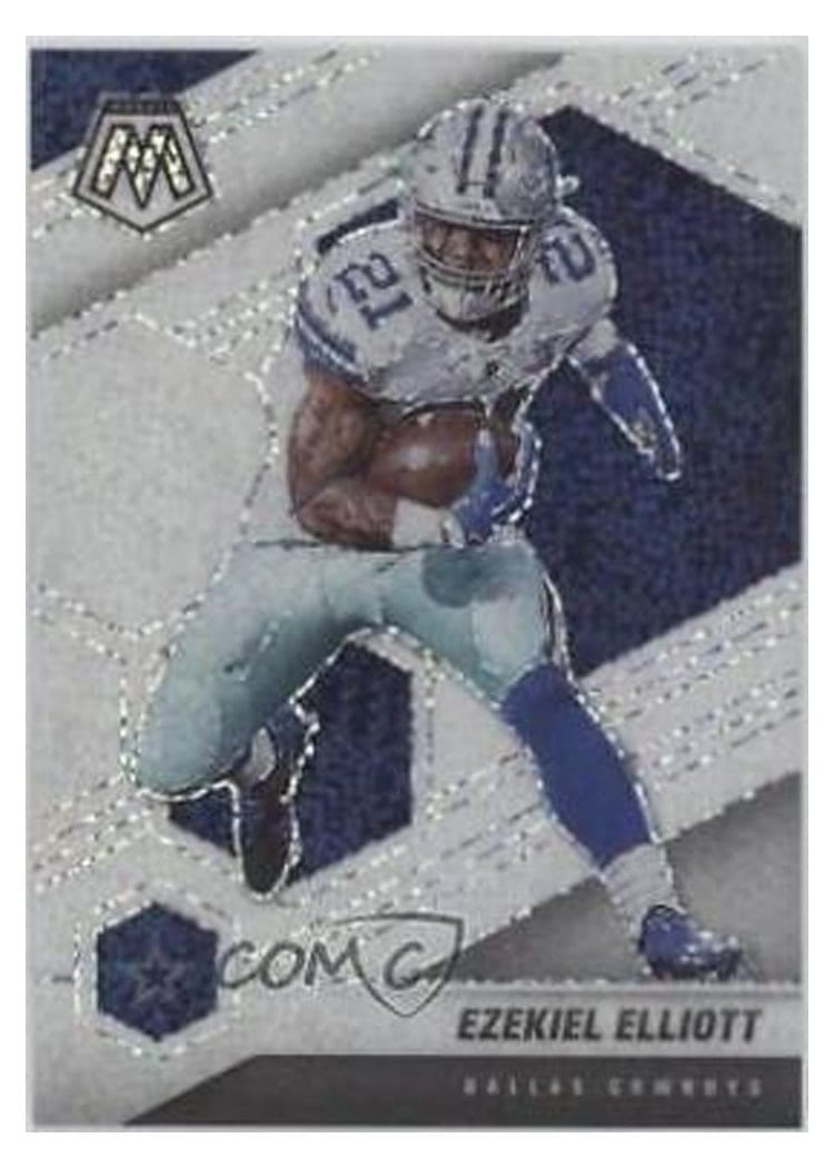 2021 Panini Mosaic Base Set Ezekiel Elliott #60 card