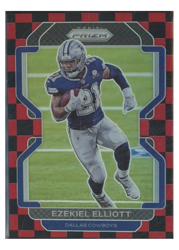 2021 Panini Prizm Base Set Ezekiel Elliott #243 card