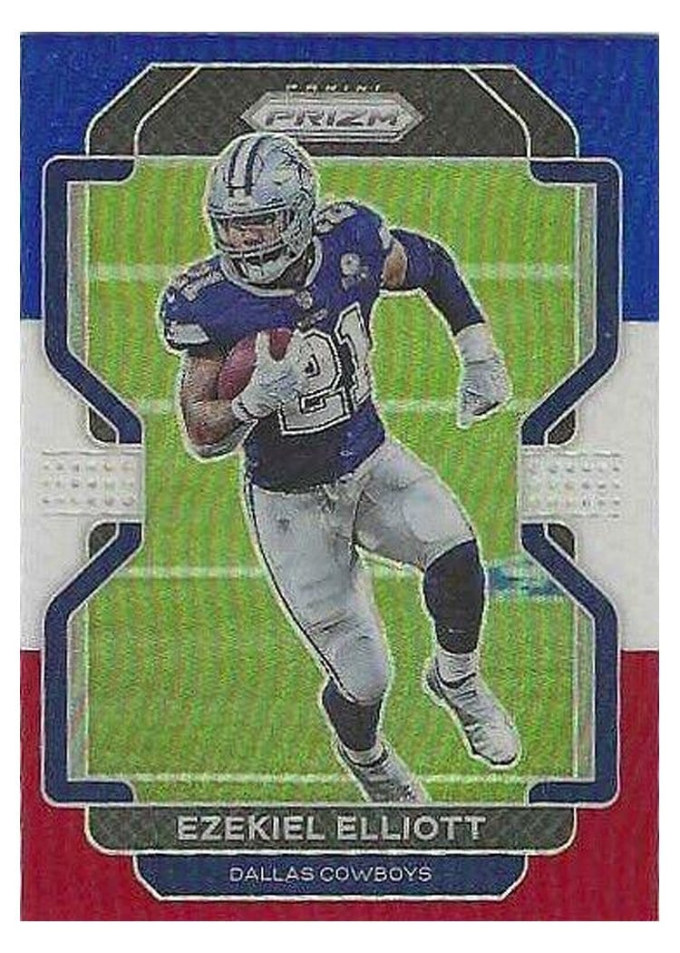 2021 Panini Prizm Base Set Ezekiel Elliott #243 card