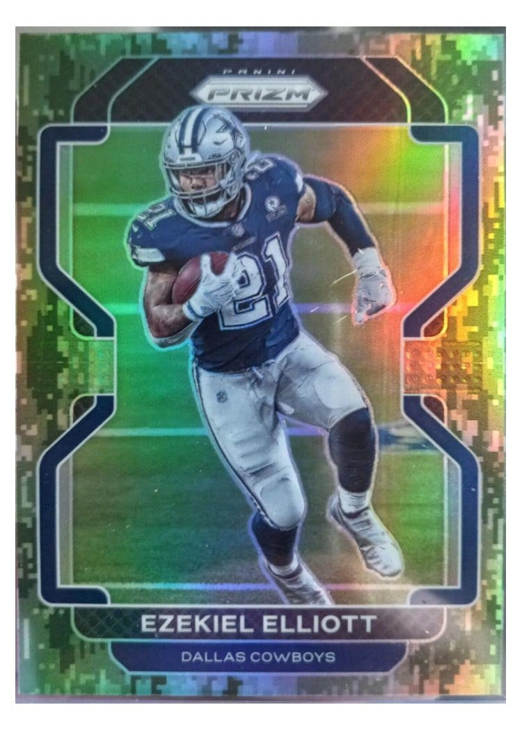 2021 Panini Prizm Base Set Ezekiel Elliott #243 card