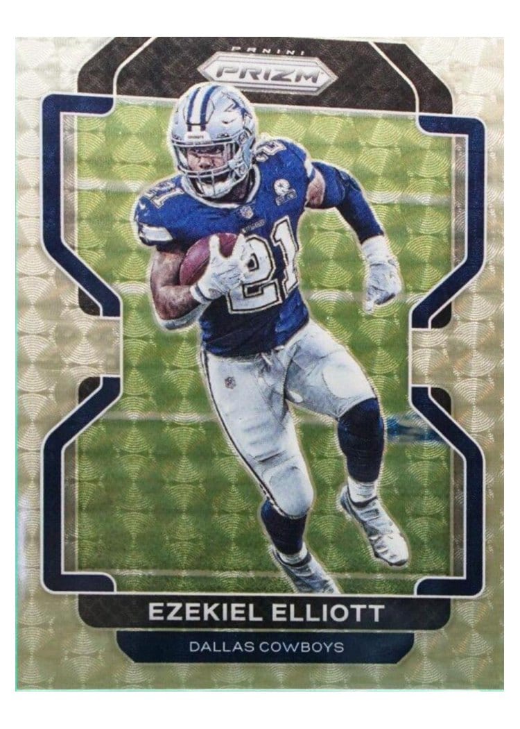 2021 Panini Prizm Base Set Ezekiel Elliott #243 card