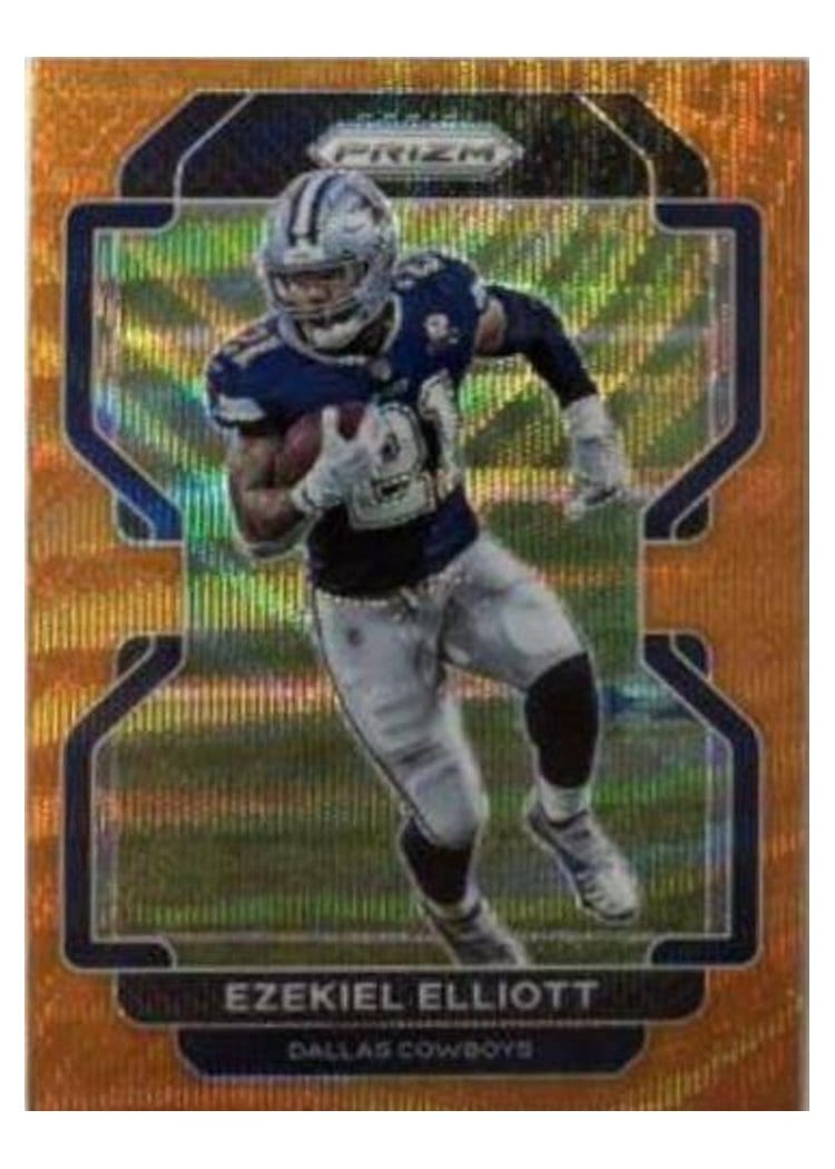 2021 Panini Prizm Base Set Ezekiel Elliott #243 card
