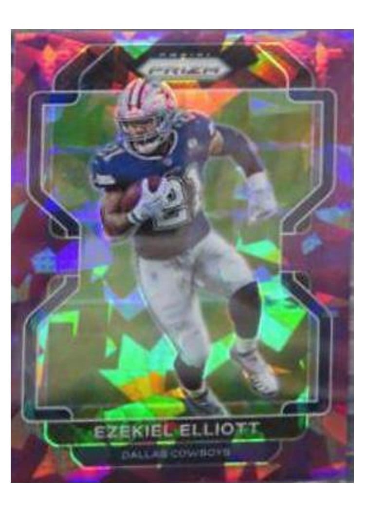 2021 Panini Prizm Base Set Ezekiel Elliott #243 card