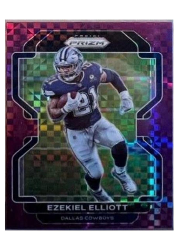 2021 Panini Prizm Base Set Ezekiel Elliott #243 card