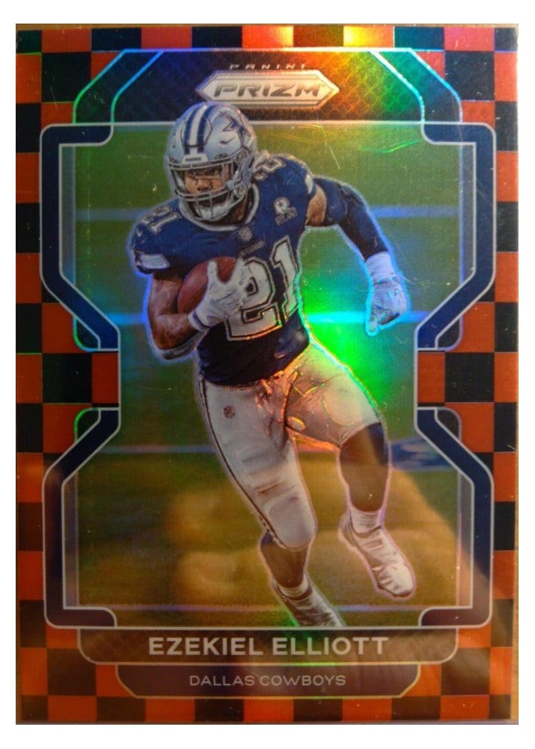 2021 Panini Prizm Base Set Ezekiel Elliott #243 card