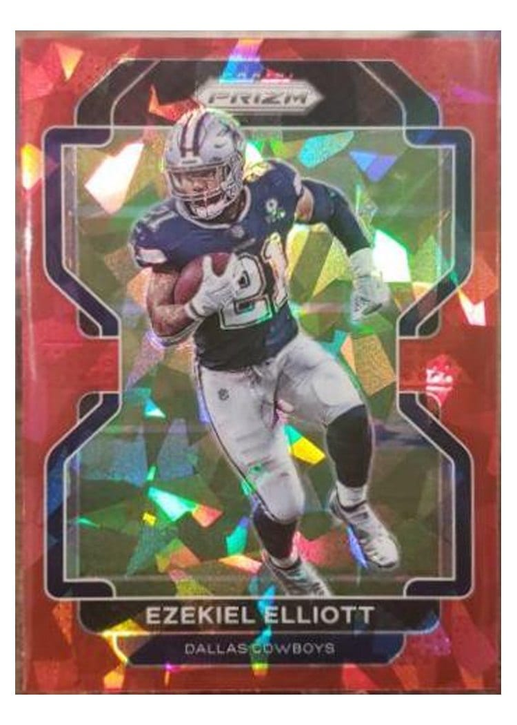 2021 Panini Prizm Base Set Ezekiel Elliott #243 card