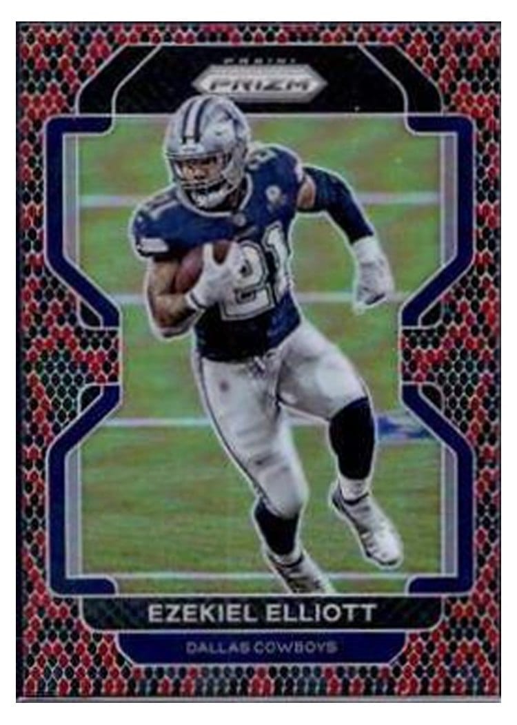 2021 Panini Prizm Base Set Ezekiel Elliott #243 card