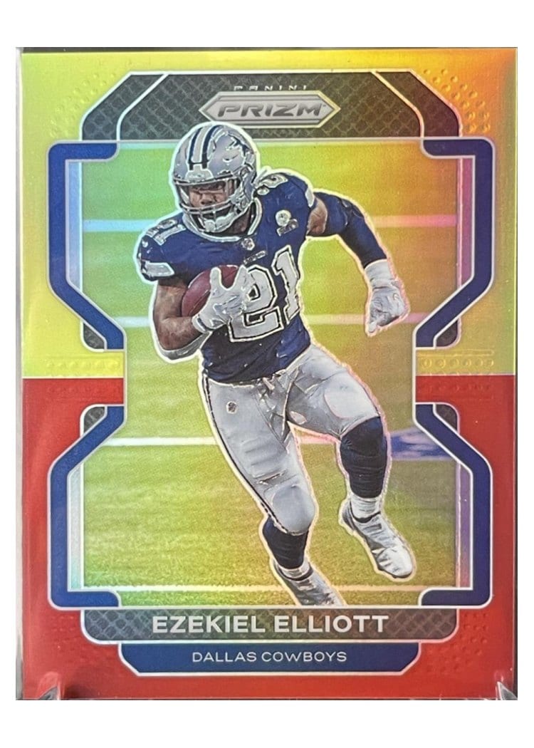 2021 Panini Prizm Base Set Ezekiel Elliott #243 card
