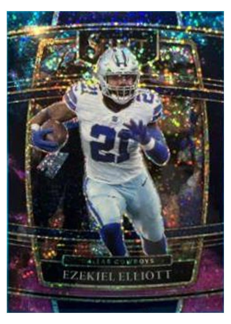 2021 Panini Select Base Set Ezekiel Elliott Cosmic #11 card