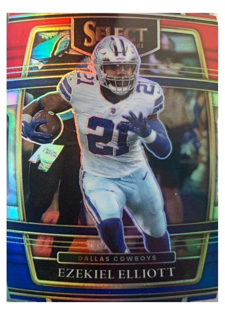 2021 Panini Select Base Set Ezekiel Elliott #11 card
