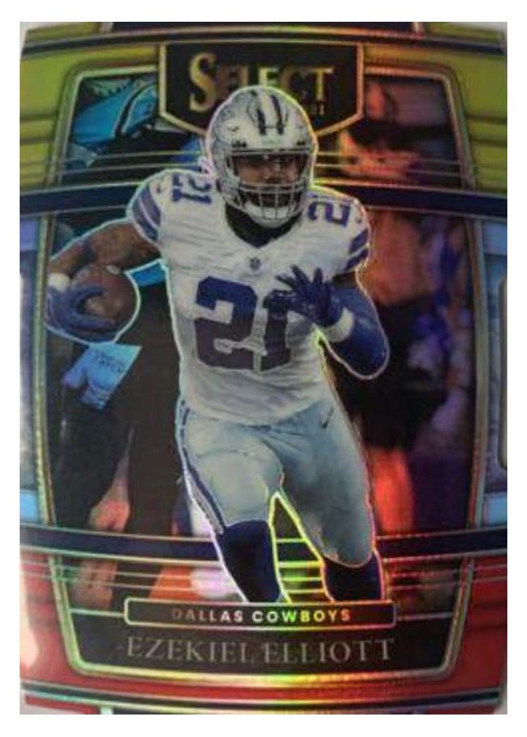 2021 Panini Select Base Set Ezekiel Elliott #11 card
