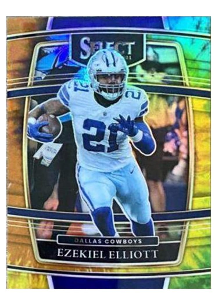 2021 Panini Select Base Set Ezekiel Elliott #11 card