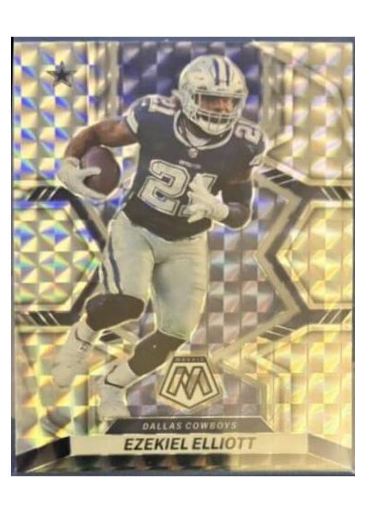 2022 Panini Mosaic Base Set Ezekiel Elliott #53 card